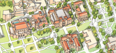 Birds eye view map