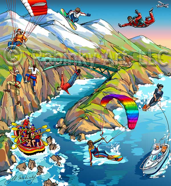 Adrenaline Sport Illustrated Map