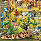 Arizona Illustrated Map