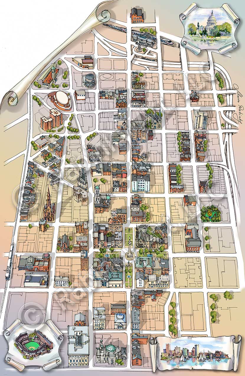Baltimor Illustrative Area Map
